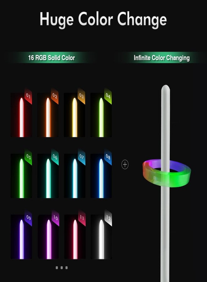DAMIENSABER RGB V3 Smooth Swing Light Saber 16 Sound Fonts, Motion Control Light Sabers, Infinite Color Changing and 16 RGB Light Saber for Adults Support Heavy Dueling - Image 5